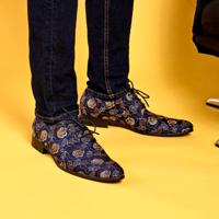 Nightfall Roses Lureaux - Handgemaakte Nette Schoenen Voor Heren - thumbnail