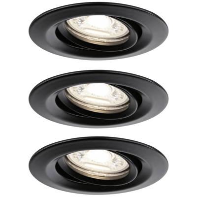 Paulmann 93083 Nova mini LED-inbouwlamp LED LED vast ingebouwd 12 W Zwart