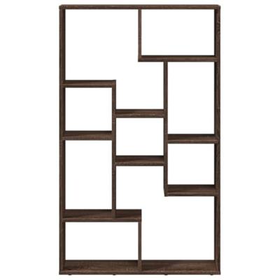 Boekenkast 72x20x120 cm bewerkt hout bruin eikenkleurig Boekenkast 72x20x120 cm bewerkt hout bruin eikenkleurig