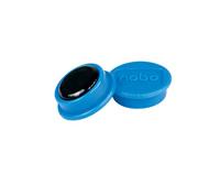 Nobo magneten, 20 mm, blauw, blister van 8 stuks - thumbnail