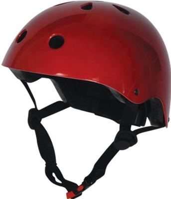 Kinder Fietshelm Metallic Red Medium (53 - 58 cm)