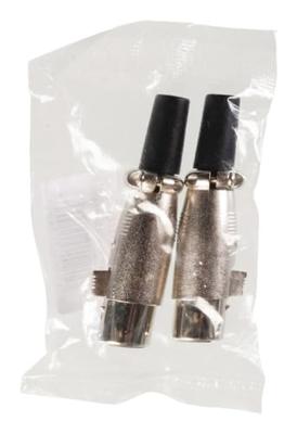 Valueline XLR-3FCL Connector Xlr 3-pin Female Metaal Zilver