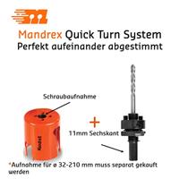 Gatzaag 146mm 60mm diep Mandrex SuperXcut TCT zonder Adapter - thumbnail