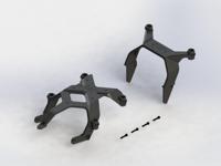 Arrma Front Rear Body Mount Set: Big Rock (AR320361) - thumbnail