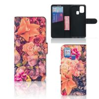 Samsung Galaxy M31 Hoesje Bosje Bloemen - thumbnail