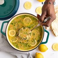 Sola Braadpan met deksel - Blauw - ø 24 cm / 3.5 liter - thumbnail