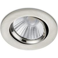 Trio Led inbouwspotPamir Round 5,5w - 3000K - 8,5cm metaalgrijs - 650510107 - thumbnail