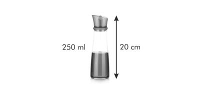 Flesje Tescoma Vitamino Siliconen Plastic 250 ml Transparant - thumbnail