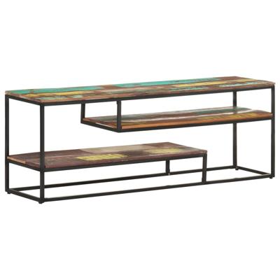 VidaXL Tv-meubel 130x30x45 cm massief gerecycled hout