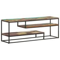 VidaXL Tv-meubel 130x30x45 cm massief gerecycled hout - thumbnail