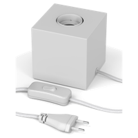 Tafellamp Block Wit - thumbnail