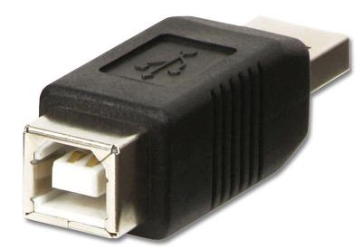 LINDY USB 2.0 Adapter [1x USB-A 2.0 stekker - 1x USB 2.0 bus B] Lindy - USB-Adapter - USB (M) zu USB Typ B (W)