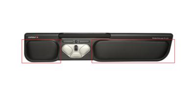 Contour Design RollerMouse Pro3 Handg Gel-polssteun Zwart