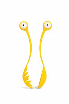 Pasta monsters opscheplepels (set van 2) - Geel Pasta monsters opscheplepels (set van 2) - Geel