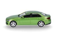 Herpa 430913-003 H0 Auto Mercedes Benz C-klasse limousine, groen licht - thumbnail