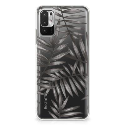 Xiaomi Redmi Note 10/10T 5G | Poco M3 Pro | TPU Case | Leaves Grey Xiaomi Redmi Note 10/10T 5G | Poco M3 Pro | TPU Case | Leaves Grey