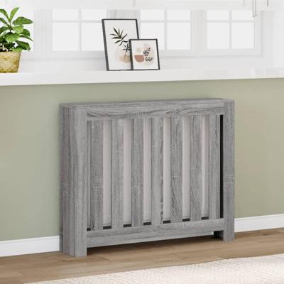 VidaXL Radiatorombouw 104x20x82 cm bewerkt hout grijs sonoma eiken