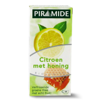 Piramide Groene Thee Citroen En Honing Bio (20st) - thumbnail