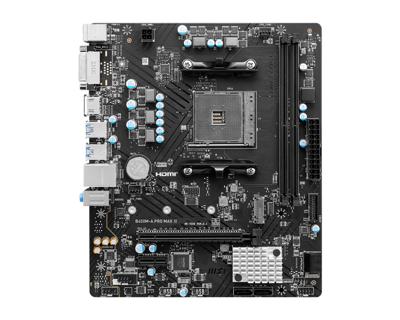 MSI B450M-A Pro MAX II Moederbord Vormfactor Micro-ATX Moederbord chipset AMD® B450