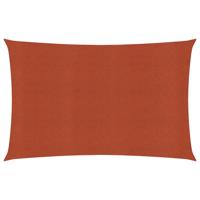 VidaXL Zonnezeil 160 g/m² 6x7 m hdpe terracottakleurig - thumbnail