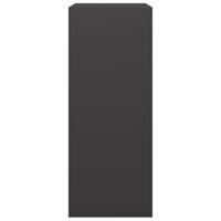 Haardhoutrek 60x40x100 cm staal zwart - thumbnail