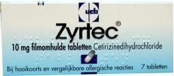 Cetirizine dihydrochloride 7 Tabletten
