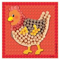 Playmais mosaic kaarten versieren boerderij - thumbnail