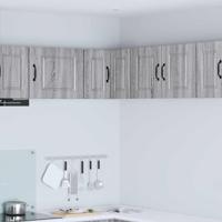 Keukenkast met plank Grijs Sonoma 57 x 57 x 40 cm Bewerkt hout - thumbnail