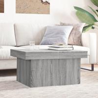 Salontafel 100x55x40 cm bewerkt hout grijs sonoma eikenkleurig - thumbnail