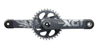 SRAM crankstel "x01 eagle" crankset x01 eagle 32t boost 175mm lunar po. - thumbnail