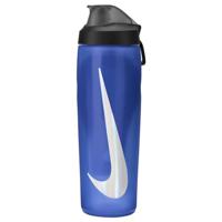 Nike Refuel Locking Lid 24oz Bidon Game Royal/Black/Silver Iridescent One Size - thumbnail