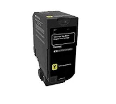 Huismerk Lexmark 74C2SY0 Toner Geel Hoge Capaciteit Huismerk Lexmark 74C2SY0 Toner Geel Hoge Capaciteit