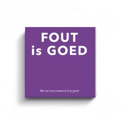 Selecta Gift game: fout is goed kaartspel