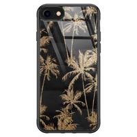 iPhone SE 2020 glazen hardcase - Palmbomen - thumbnail
