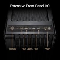 ASUS ProArt PA602 Wood Edition - Metal Panel Midi Tower Zwart - thumbnail