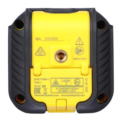 Stanley lasers Cubix Cross Line Green Beam Laser Level - STHT77499-1 - STHT77499-1
