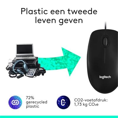 Logitech M100 Muis Kabelgebonden Optisch Zwart 3 Toetsen 1000 dpi Logitech M100 Muis Kabelgebonden Optisch Zwart 3 Toetsen 1000 dpi