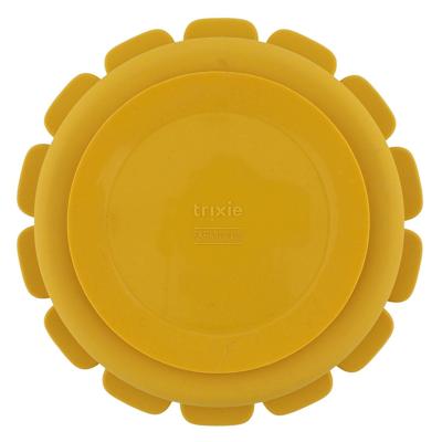 Trixie siliconen bord met vakjes en zuignap - mr. lion