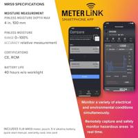 FLIR MR59 Materiaalvochtmeter Meetbereik bouwvochtigheid 0 tot 100 % Meetbereik houtvochtigheid (bereik) 0 tot 100 % - thumbnail
