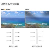 K&F Concept variabel ND filter ND8-128 Nano X 72mm grijsfilter zonder X-effect - thumbnail