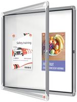 Nobo Premium Plus binnenvitrine, draaideur met slot, magnetisch, 6 x A4 - thumbnail