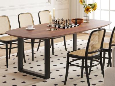 Eettafel TALLY 220 cm mangolia bruin Eettafel TALLY 220 cm mangolia bruin