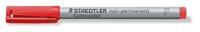 Viltstift Staedtler Lumocolor 316 non permanent F rood - thumbnail