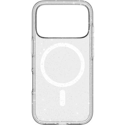 White Diamonds Mag Glitter Cover Apple iPhone 17 Pro Transparant MagSafe compatible