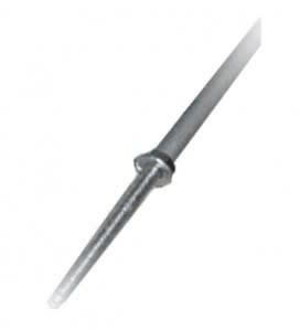 Schuifkraan PVC - Verlengspindel aluminium 75 cm