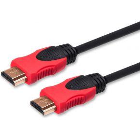 Savio CL-113 HDMI kabel 5 m HDMI Type A (Standaard) Zwart, Rood