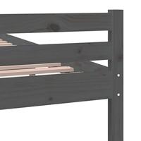 Bedframe massief hout grijs 120x200 cm - thumbnail