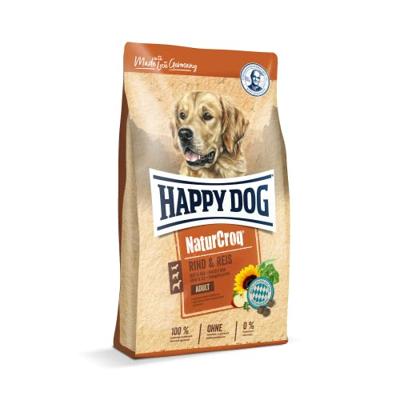 Happy Dog NaturCroq met rund en rijst hondenvoer 15 kg Happy Dog NaturCroq met rund en rijst hondenvoer 15 kg