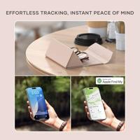 Satechi FindAll vegan-lederen brillenkoker met FindMy - Desert Rose - thumbnail