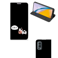 OnePlus Nord 2 5G Magnet Case Cow - thumbnail